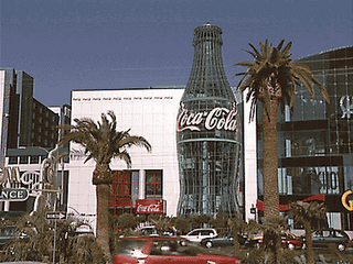 Vegas Coke bottle